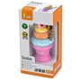 Набор продуктов Viga Toys Деревянная пирамидка-мороженое Розовый (51321)