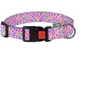 Ошейник HiDog Flowers pink S 16 мм 25-33 см розовый (102\1020)