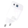 Зарядний пристрій Proove Wall Charger USB-C+USB Silicone Power Plus 20W White
