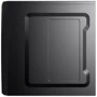Корпус AeroCool PGS CS-1101 (Black) (4713105958126): Материал передней панели пластик