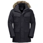 Парка Jack Wolfskin Glacier Canyon Parka 1107673-6000 54 черная зимняя с капюшоном и мехом