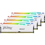 Kingston FURY 128 GB (4x32GB) DDR5 5600 MHz Beast White RGB (KF556C40BWAK4-128)