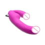 Royal Rider Vibrating Silicone Strapless Strap On Dildo - страпон, 21.5x3.8 см