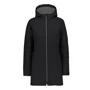 Куртка CMP Woman Parka Fix Hood 38Z1726-07UD 42 (34) черная демисезон с капюшоном