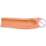 Насадка для увеличения члена Tommy Gunn Power Suction CyberSkin, 22,17x5,2 см