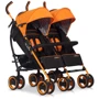 Прогулочная коляска для двойни EASY GO COMFORT DUO orange