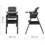 Стульчик для кормления Tutti Bambini Nova черный (611010/9999)