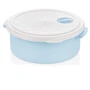 Емкость для хранения BAGER B White/Blue круглая 1.5 л (BG-419 B)