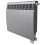 Радіатор із нижнім підключенням Royal Thermo BiLiner 500/Silver Satin VR - 10 секцій