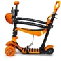 Самокат Scooter "Божья коровка" 5in1. Orange (многофункциональный, с бортиком) - 1948657295: Количество колес 3