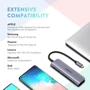 Адаптер Ugreen Adapter CM195 USB-C to USB-C+HDMI+SD+2хUSB 3.0 Gray (70411) фото 6