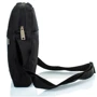 Чоловіча сумка планшет DNK Leather чорна (DNK-Bag-724-1): Фактура Ткана, матова