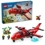 Конструктор LEGO City Пожарный спасательный самолет 478 деталей (60413): Серия City
