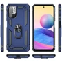 Аксессуар для смартфона Mobile Case Shockproof Serge Magnetic Ring Blue for Xiaomi Redmi Note 10 5G / Poco M3 Pro / Poco M3 Pro 5G: Материал TPU (термополиуретан) и поликарбонат