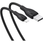 Кабель Baseus USB Cable to Lightning Pudding Series Fast Charging 2.4A 1.2m Black (P10355700111-00): Длина 1.2 м