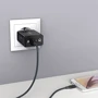 Зарядное устройство ANKER USB Wall Charger PowerPort QC3.0 with microUSB Cable Black (B2013L11): Кабель в комплекте microUSB