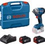 Аккумуляторный бесщеточный ударный гайковерт Bosch GDS 18V-350 (2 x аккумуляторы GBA 18V 4.0Ah + Профессиональное зарядное устройство для GAL 18V-20 + L-кейс) (06019M5021)