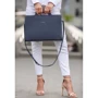 Жіноча конференц-сумка BlankNote темно-синя (BN-BAG-36-navy-blue): Тип ручки Коротка ручка, Плечовий ремінь, З двома ручками, Зі знімним ременем