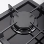 Варочная поверхность газовая Perfelli HGG 31424 BL: Рабочая поверхность стекло (закаленное)
