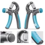 Эспандер Hop-Sport регулируемый 10-40 кг (HS-P040HG grey/blue) фото 2
