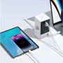 Зарядний пристрій Baseus Wall Charger 2AC+USB+USB-C PowerCombo PowerStrip Retractable-C 65W White (PSLR000602) фото 6
