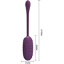 Смарт виброяйцо LYBAILE Pretty Love - Casper Mobile APP (BI-014654HP-1)