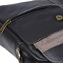 Мужская сумка планшет Borsa Leather коричневая (к1111-brown): Застежка Молния