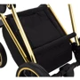 Универсальная коляска 2 в 1 Adamex Porto Special Edition Gold Flowers-1 черная (625663) фото 9