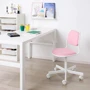 Детский стул IKEA ORFJALL Vissle розовый (704.417.69): Min высота сиденья, см 38