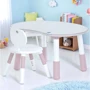 Детский столик со стулом Bambi розовый (M 6179-8)