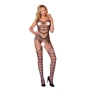 Черный ажурный бодистокинг Casmir CA004