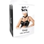 Ошейник c поводком из экокожи Art of Sex - Emoji Collar with Leash