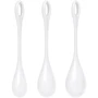Набор йони бусин Satisfyer Yoni Power 1 White, диаметр 2-2,5-3см, вес 22-46-74гр