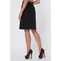 Юбка FashionUp YUB-1016C 42 черная А-силуэта до середины бедра: Состав Вискоза, Полиэстер, Шерсть