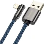 Кабель Baseus USB Cable to Lightning Legend Elbow 2.4A 2m Blue (CACS000103) фото 4