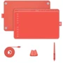 Графический планшет Huion HS611 Coral red