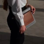 INCARNE Handmade Mocco Gray/Cognac for MacBook Pro 16": Тип чехла чехол-папка