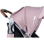 Прогулочная коляска FreeON LUX Premium Dusty Pink-Black (44688): Материал колес EVA