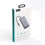 Адаптер Choetech Adapter 9-in-1 USB-C to USB-C+3xUSB+HDMI+SD+RJ45+VGA Gray (HUB-M15) фото 8