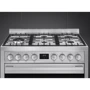Плита комбинированная SMEG B95GMCX2: Управление поворотные переключатели
