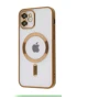 Чохол для iPhone TPU Case Metal Matte Case з Magnetic Ring Gold для iPhone 14 Pro Max
