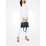 Жіноча каркасна сумка Michael Kors Bleecker MD чорна (30F9G0BS2L001): Фактура матова, Гладка