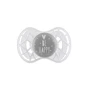 Пустышка Nuvita 7084 Air55 Cool Be Happy ортодонтическая 6m+ серая (NV7084PG)