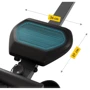 Гребной тренажер 4FIZJO Evo+ Black/Blue (P-5905973401715)