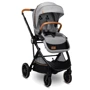 Коляска 3 в 1 Lionelo Riya Grey Stone: Ширина шасси 56 см
