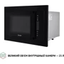 Встраиваемая микроволновая печь Perfelli BM 255 GLB: Диаметр поддона без поворотного стола