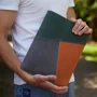 INCARNE Vertical cover Mosaic Port Tree (Grey/Green/Cognac) for MacBook Air 15" M3 | M2 (2024 | 2023): Тип аксессуара чехол
