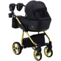 Коляска 2 в 1 Adamex Barcelona Polar (Gold) BR442 (624631): Ширина шасси 58.5 см