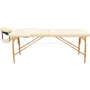 Массажный стол 4FIZJO Massage Table Wood W60 Beige (TABLEW60BEIGE)