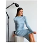 Спідниця АRTKNIT Ester 27121 42-44 (S/M) блакитний олівець подовжена міді: Матеріал Трикотаж